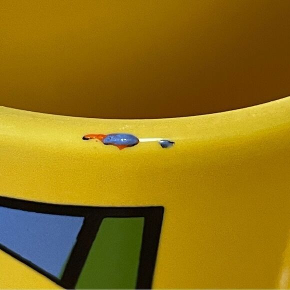 Vintage Warner Bros. Tweety Bird Coffee Mug Yellow Blue White Made In England - Picture 6 of 12